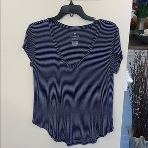 American Eagle Striped Soft and Sexy T XS